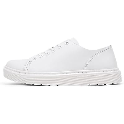 Dr. Martens Dante Leren Patchwork Mode Casual Platte Schoenen Damesschoenen Wit 22127100 38 white