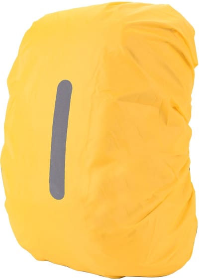 2 Stuks Waterdichte Rugzak Hoes - Reflecterende Regenhoes Backpack - 30 t/m 40 Liter - Waterdichte Rugzak Regenhoes - Reflecterende Rugzak Covers in Polyester - Geel - Maat L - Waterdichte Rugzak Cover voor Outdoor Wandelen Rijden Klimmen
