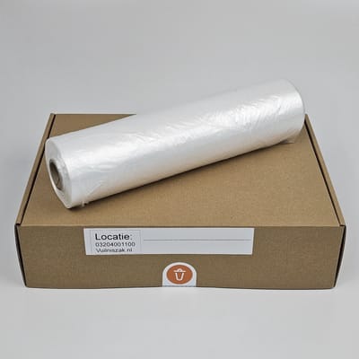 Grijze Vuilniszakken | 100 Zakken | 60 Liter | HDPE | 61cm x 80cm - (60 Liter Vuilniszakken, Grijze 60 Liter Zakken