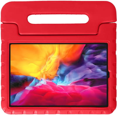 Hoesje - Geschikt voor Apple iPad Pro (2024/2025) - 13 inch - Kinderhoes Shockproof Bumper - Kidsproof Case - Tablet Hoes - Kinder Hoes Cover - Rood