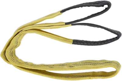 Hijsband Platte Takelband - Bevestigingsriemen Hefband - Materiaal Transport - Hoge Sterkte - 6 meter - Geel