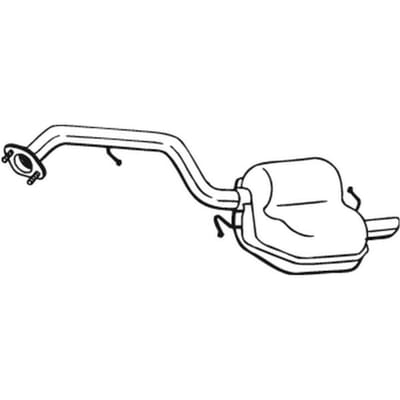 Geluiddemper achter BOSAL 171-035