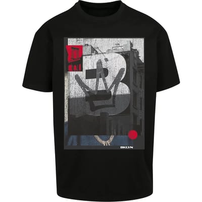 Mister Tee - BRKLYN House Heren T-shirt - S - Zwart