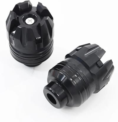 Motor Bescherming - Valdoppen Motor - Motor Rijden - Universele Pasvorm - 1 Paar - Zwart