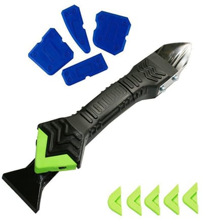 Voegafwerkingsset-kitverwijderaar-kitafstrijkgereedschap-meervoudig gebruik-voor voegwerk en afdichtmateriaal-Set 1