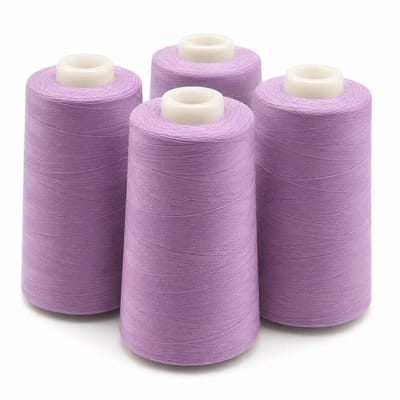 Polyester Overlockgaren – 4 Cones × 2700 m – Totaal 10.800 m – Oudroze 308