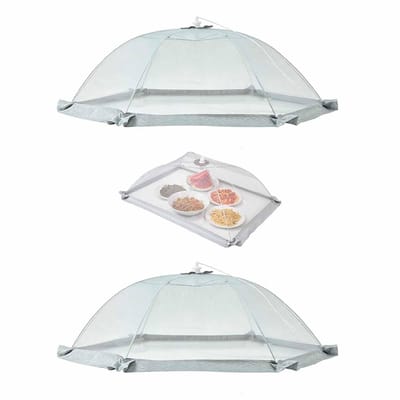 Dailygoods- Voedselhoes Opvouwbaar - Vliegenkap - Voedselkap - Deksel - Antimuggen - Fijn Gaas Scherm