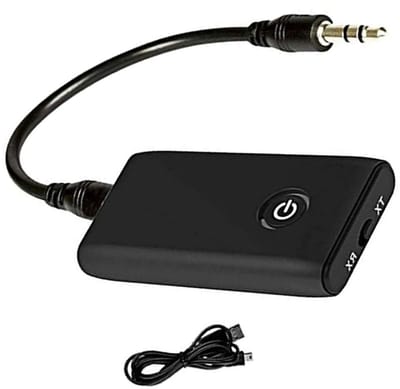 Bluetooth Zender Ontvanger - Audio Adapter - Draadloos Streamen - Zwart