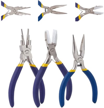 Dailygoods - 3 Stuks Tang Gereedschapsset - 6 in 1 Sieraad Klemmen en Clips