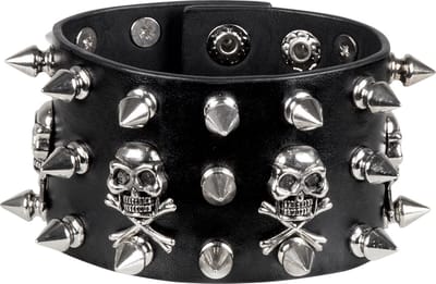 Boland - Armband Biker - Volwassenen - Vrouwen - Biker - Punk en Aso