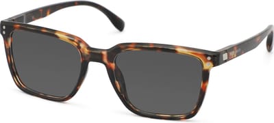 Vista Bonita CUBO XL – Zonneleesbril UV400 – Sterkte +1.00 – Kleur Hub Havanna – Unisex model - Breed montuur – Rechthoekige pasvorm – Flexveren - Inclusief etui en doekje