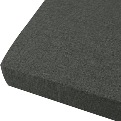 Bankkussen - Zitkussen Bank - Terras Meubilair - Antislip Bodem - 190x50x5cm - Donkergrijs