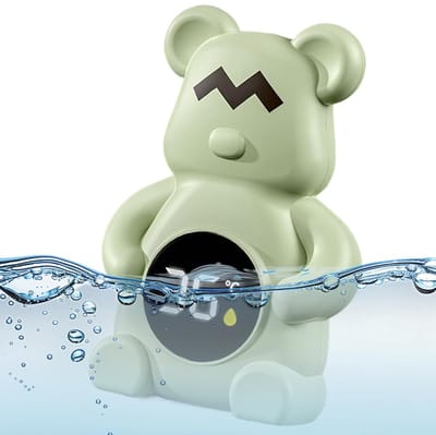 Badthermometer Drijvend - Watertemperatuurmeter Kind - Veilig Baden - Visuele Kleurindicatie - 15 cm - Groen