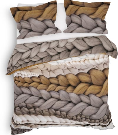 Heckett & Lane Daley Dekbedovertrek - Twill - Tweepersoons - 200x200/220 cm - Natural Taupe