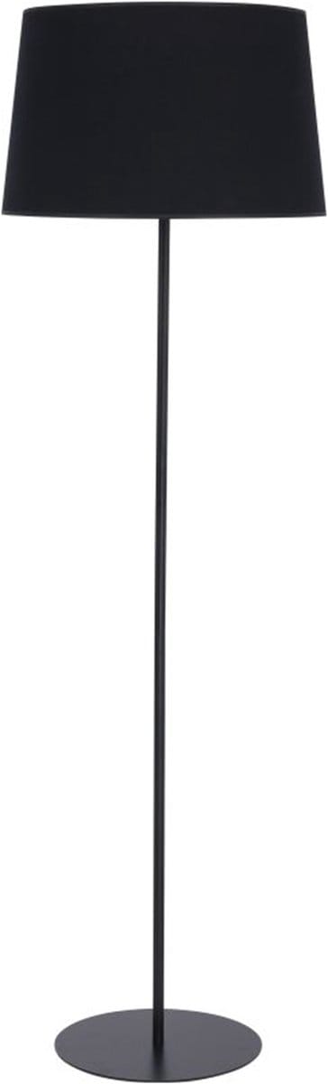 Licht-Erlebnisse - Maja - Staande lamp - E27 - van - Metaal stof - in - Zwart