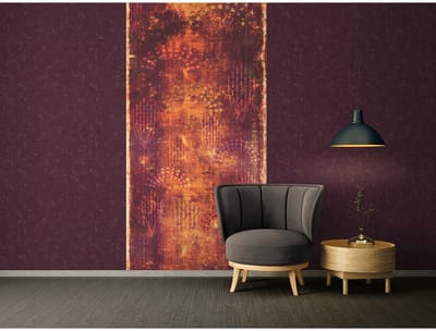 Fotobehang StylizedRed DD114649 A.S. Création Absolutely Chic Oranje Terracotta Rood Vlies 260 x 100 cm (1 Teile) 3D Fotobehang