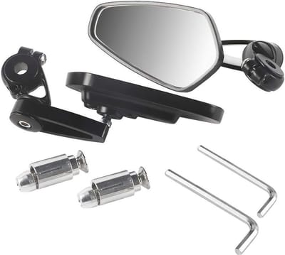 Universele 22mm CNC Achteruitkijkspiegels voor Motoren, Duidelijk Zicht, Vervangingsonderdelen voor MT-03, MT-09 en FZ-07