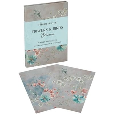 Flowers & Birds Blossom Wallet Notecards - Lucy Hunter