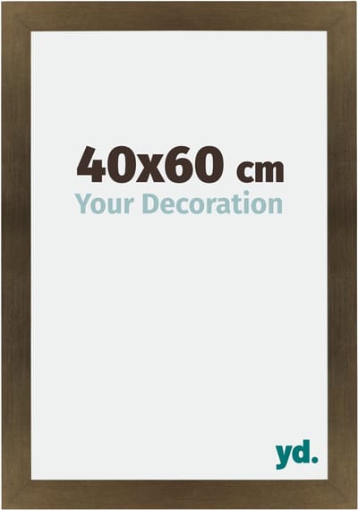 Your Decoration - Fotolijst 40x60 cm - MDF - Brons Decor - Mura