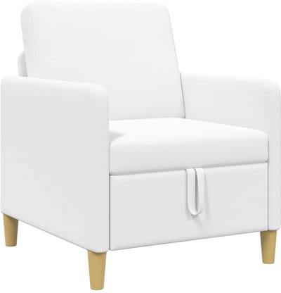 vidaXL - Sofa - met - Opbergruimte - Wit - 72 - x - 78 - x - 87 - cm - Polyester