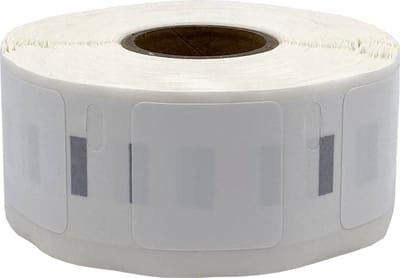 DULA Dymo Compatible labels - Wit - 1933083 - 2112286 - Duurzame vierkante etiketten - 1 rol - 25 x 25 mm - 850 labels per rol