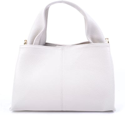Giuliano lederen handtas Lyra - Dames - Made in Italy - Beige