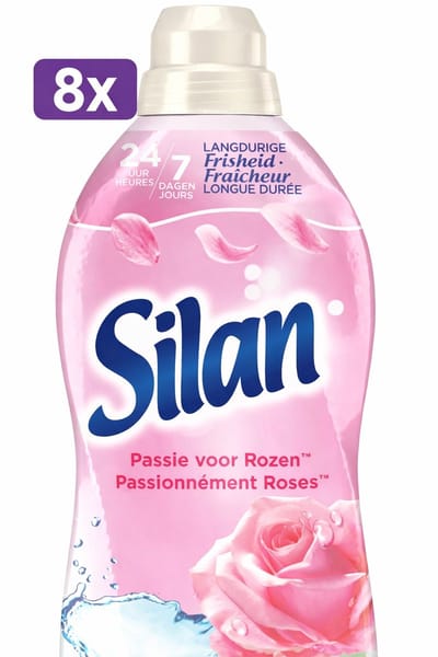 (8x) Silan Wasverzachter Passie Voor Rozen 52wasbeuren 1140ml