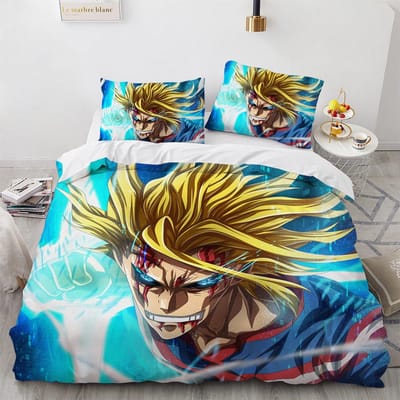 Nieuwe Anime My Hero Academy Beddengoed Set Anime Personages Dekbedovertrek 3D Cartoon Polyester Dekbedovertrek Queen King Size Kinderen Jongens 200x200cm 3pcs