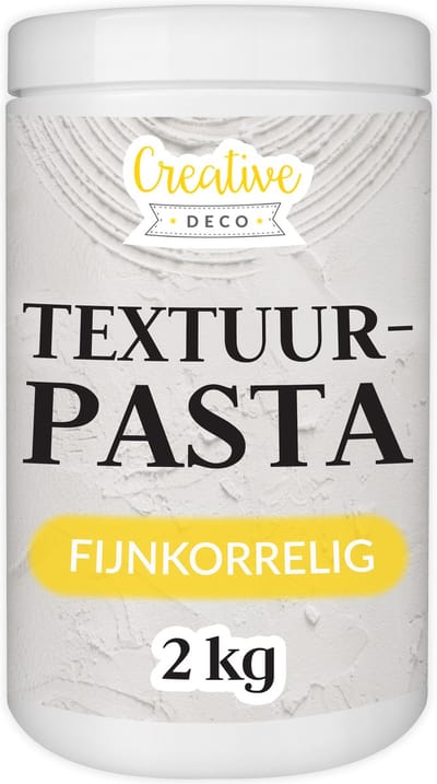 Creative Deco Structuurpasta 2 kg Wit - Voor 3D-effecten en acrylverf