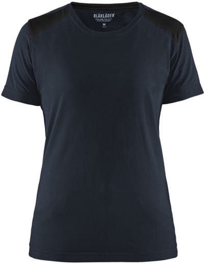 Blaklader Dames T-shirt 3479-1042 - Donker marineblauw/Zwart - L