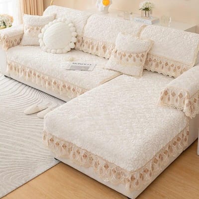 Leren Bank Handdoekhoes Doek Handdoek Bankkussen Antislip Verdikt Herfst en Winter Bankhoes Eenvoudig Modern Kussen 70x70cm