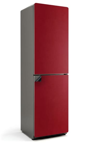 Wallfluent Magnetische Koelkastmat - Bourgondië Koelkast Magneet Sticker - 60 cm x 205 cm - Bourgondië Magnetische Koelkastmat - Koelkast Cover Magneet - Decoratieve Magneetmat Voor Koelkast - Verwijderbare Koelkast Decoratie