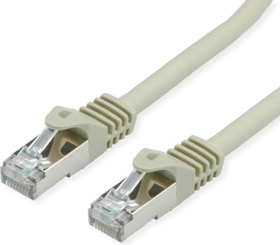VALUE S/FTP-kabel Cat.7, met RJ-45-connectoren (500 MHz / Klasse EA), grijs, 1 m