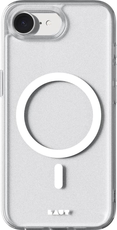 LAUT Crystal-M iPhone 17e / 16e Hoesje – Crystal – Transparant – MagSafe Compatibel