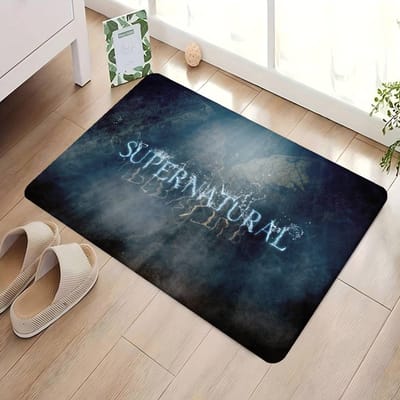 S-Supernatural Film LOGO Vloermat Retro Meerkeuze Woonkamer Keuken Kleed Antislip Modern Huisdecor 60x90 cm
