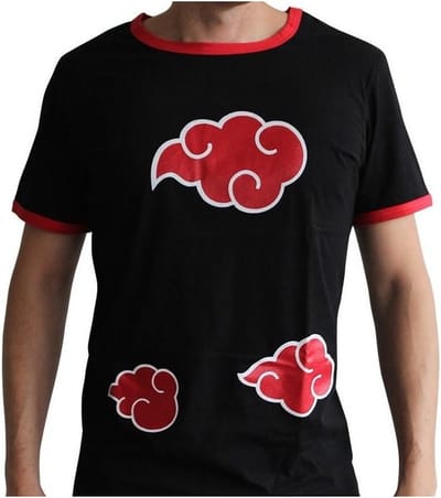 NARUTO SHIPPUDEN - Tshirt Akatsuki man SS black - premium