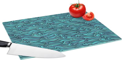 Glazen Snijplank - 39x28 - Waves - Patronen - Water - Snijplanken Glas