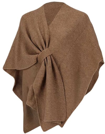 Poncho dames met lus