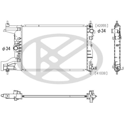 Radiator, motorkoeling KOYORAD PL313439