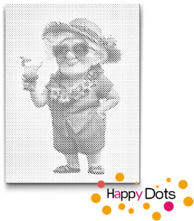 HappyDots DOT Painting Gekke oma's 05 - 60x80cm