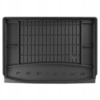 Premium Rubber Kofferbakmat met Organizer Functie – Geschikt voor SSANGYONG Korando IV vanaf 2019 – Bovenste Laadvloer – Zonder zij-nissen – TPE Rubber – Hoge Rand 5 cm