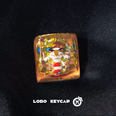 Perfecte Pokémon Gengar Snorlax Keycap Anime Periferie Mechanische Keycaps Enkele Schattige Hars Druiplijm Keycap
