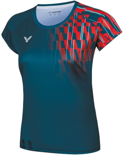 VICTOR T-51001TD badminton dames T-shirt - groen - maat M