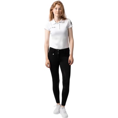 Horze Grand Prix Thermo Softshell Siliconen FS Rijbroek, dames, Black, 34