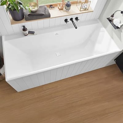 Villeroy & Boch Collaro Duo bathtub rectangular 160 x 75 cm UBA160COR2PV-01