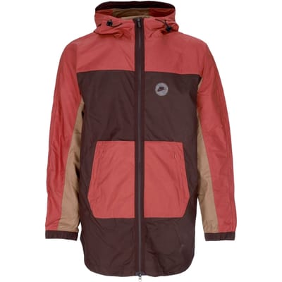 Windjack Heren Sportkleding Geweven Utility-jack Bruin Basalt/dk Driftwood/canyon Rust