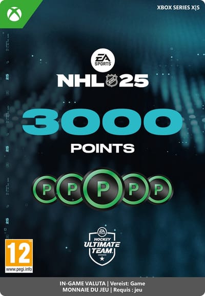 NHL 25: 3000 NHL Points - Xbox Series X|S Download - In-game Tegoed - Niet beschikbaar in België