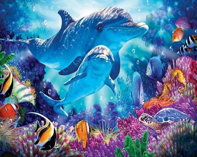 VDTOYS® DIAMOND PAINTING volwassenen - VDTB141 - vierkante steentjes - full - groot formaat - nieuwe tekeningen - 55 op 45 cm (canvas) - 50 op 40 (foto)