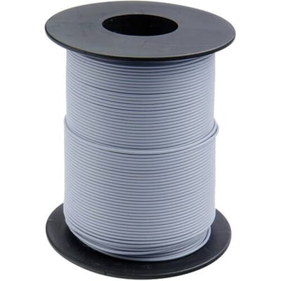Donau Elektronik 125-S50-9 Draad 1 x 0.25 mm² Grijs 50 m