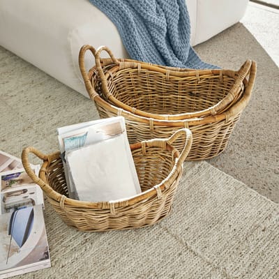 LOBERON Mand set van 3 Gavelle bruin